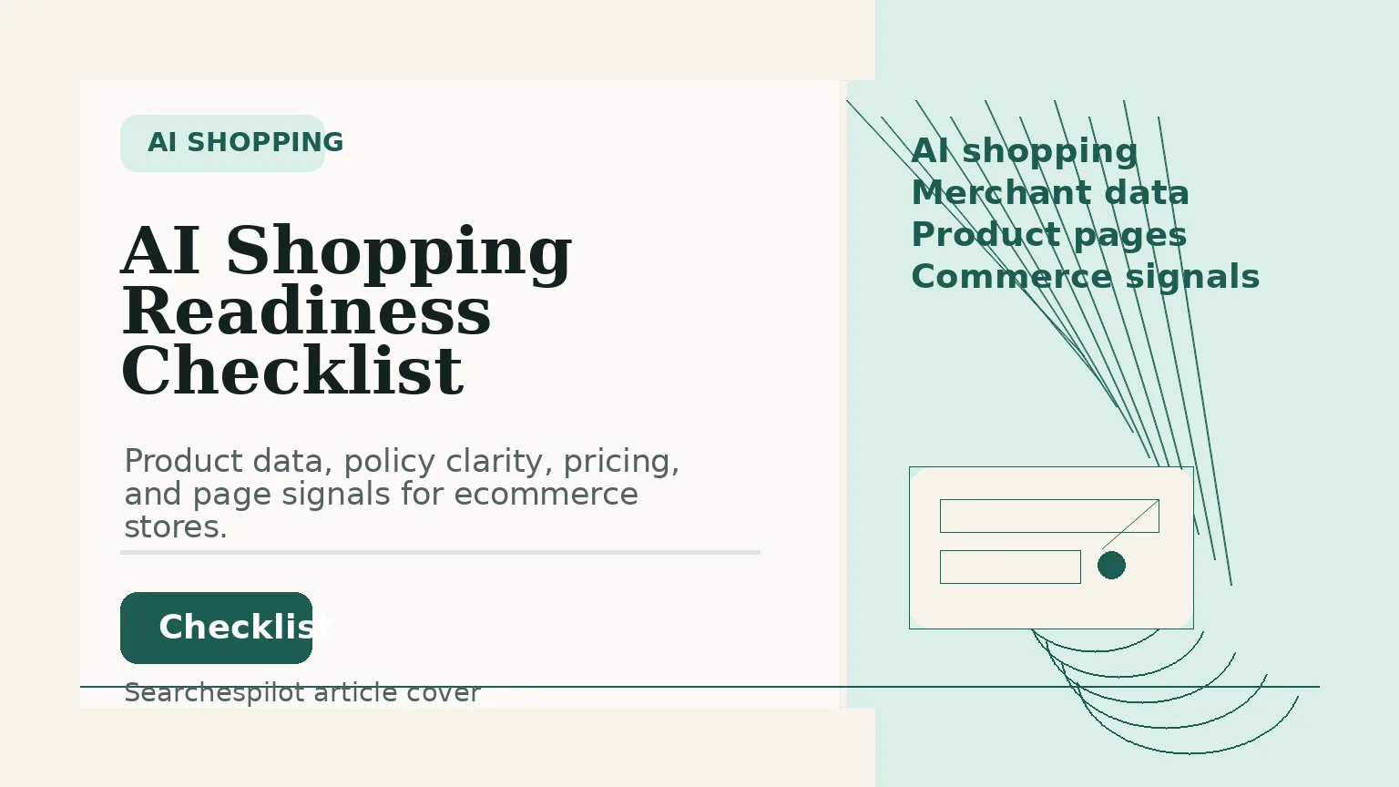 AI shopping readiness checklist for ecommerce stores