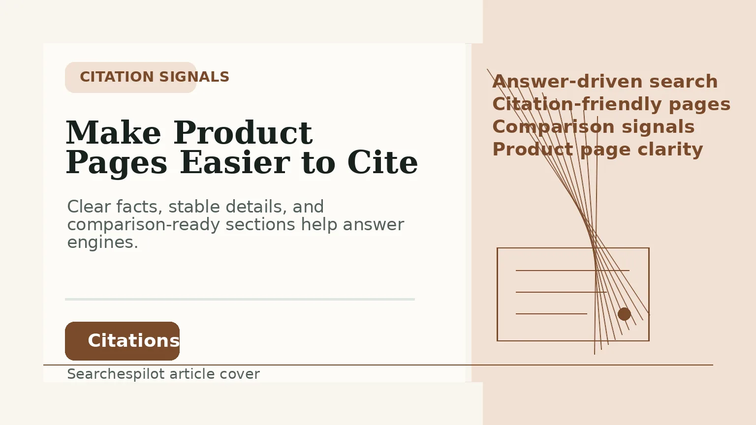 How to make product pages easier to cite in AI search answers