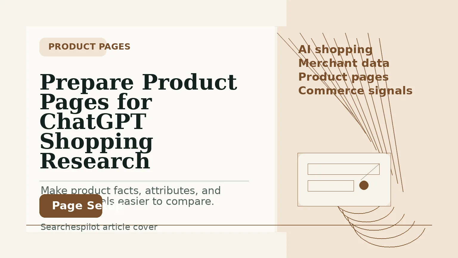 How to prepare product pages for ChatGPT shopping research