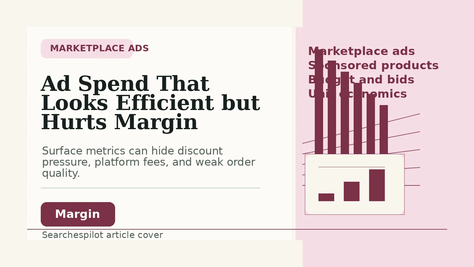 Marketplace ad spend that looks efficient but hurts margin